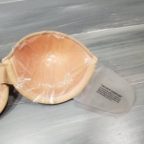 Womens Fashion Forms Go Bare Ultimate Boost Backless Strapless Bra “C” cup - Picture 7 of 10